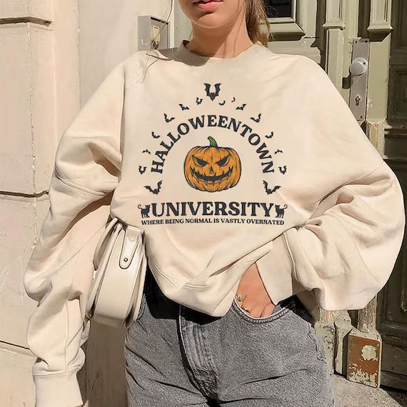 Halloweentown University Sweatshirt Halloween University - Etsy | Etsy (US)