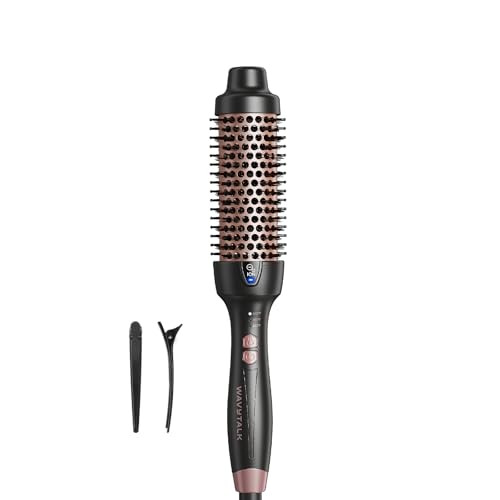 Wavytalk Thermal Brush for Blowout Look, Blowout Express 1.5 Inch Ionic Thermal Round Brush Makes Hair Smoother Get Natural Curls, Dual Voltage, Easy to Use | Amazon (US)