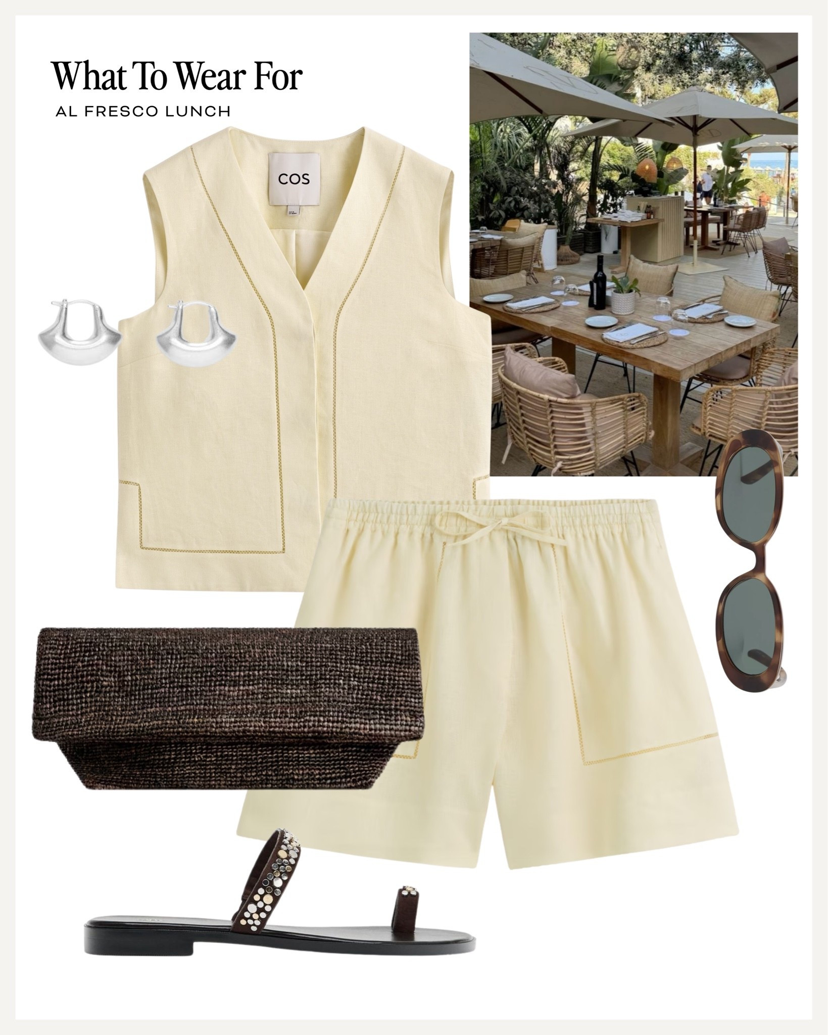 Al fresco lunch 🍝 

COS co-ord set, matching sets, woven clutch, sandals, summer outfit

#LTKsummer