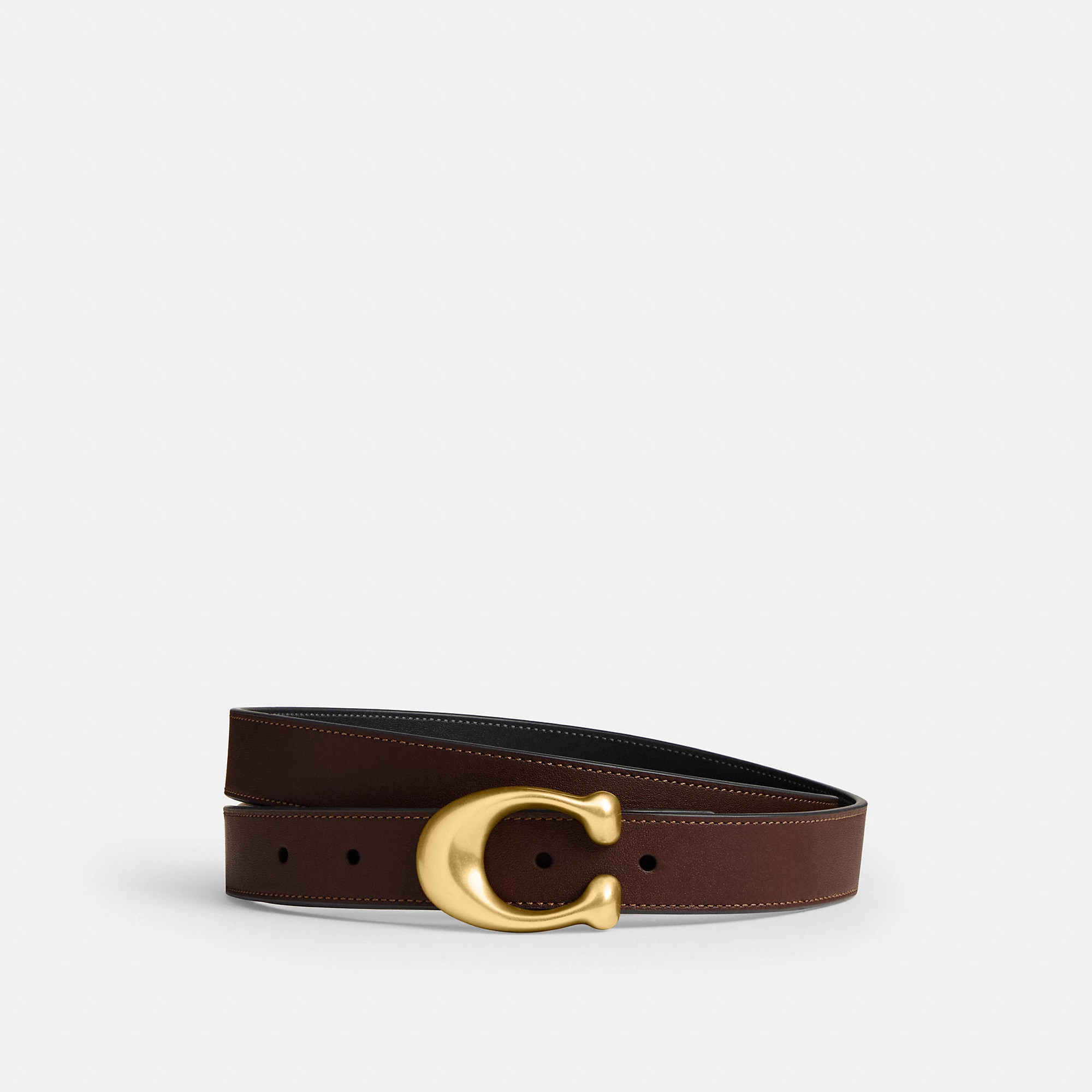 Sculpted C Buckle Reversible Belt, 25mm | Coach (US)