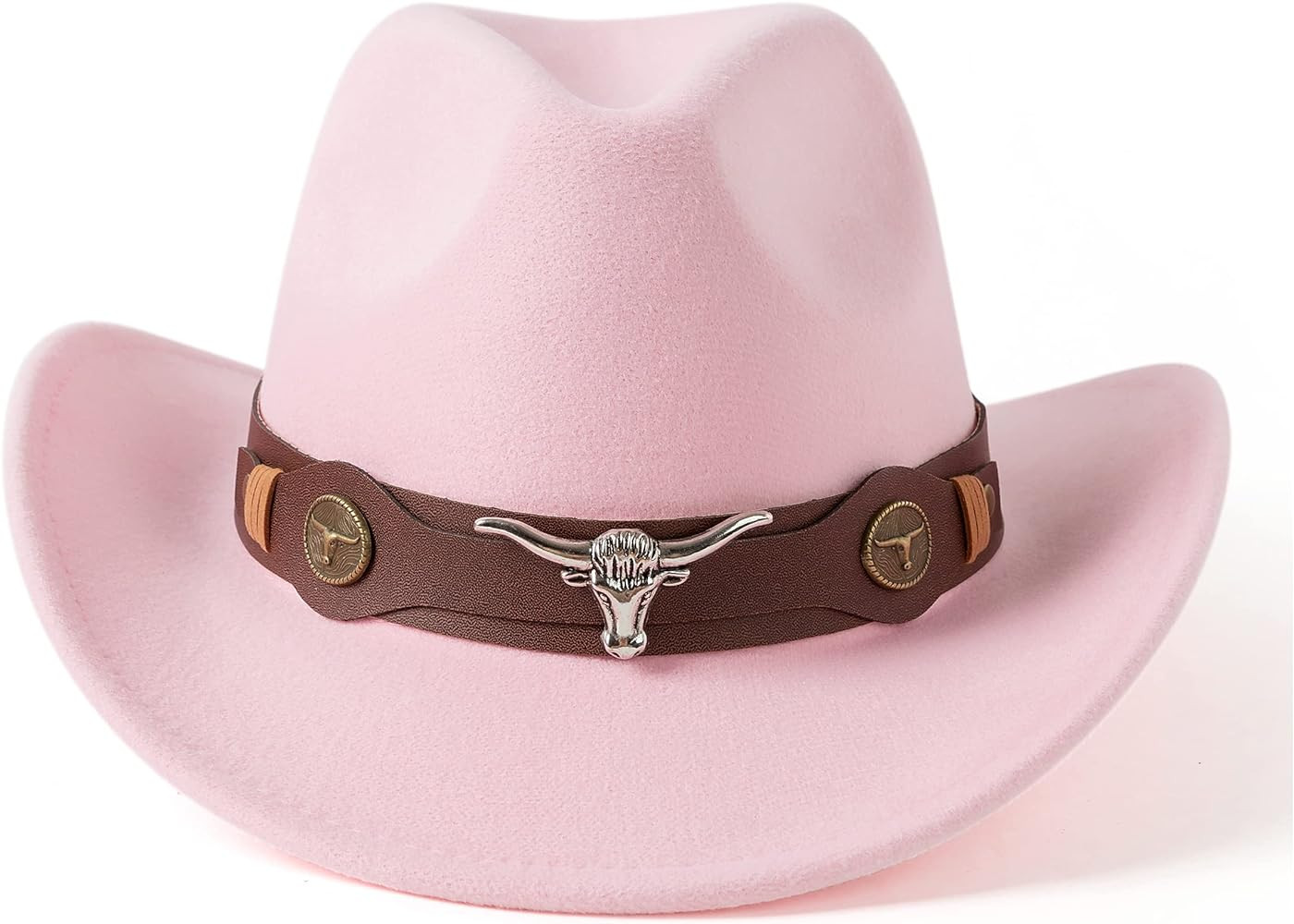 Gossifan Classic Womens Western Cowboy Cowgirl Hats with Wide Belt | Amazon (US)