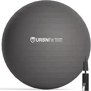 URBNFit Exercise Ball - Yoga Ball for Workout Pregnancy Stability - AntiBurst Swiss Balance Ball ... | Amazon (US)