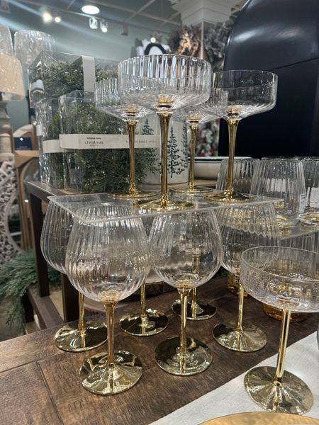 Ribbed glassware with gold base. 20% off with code 20ENTIRE
Stunning glasses for the holidays 

#LTKparties 

#LTKGiftGuide #LTKhome #LTKsalealert