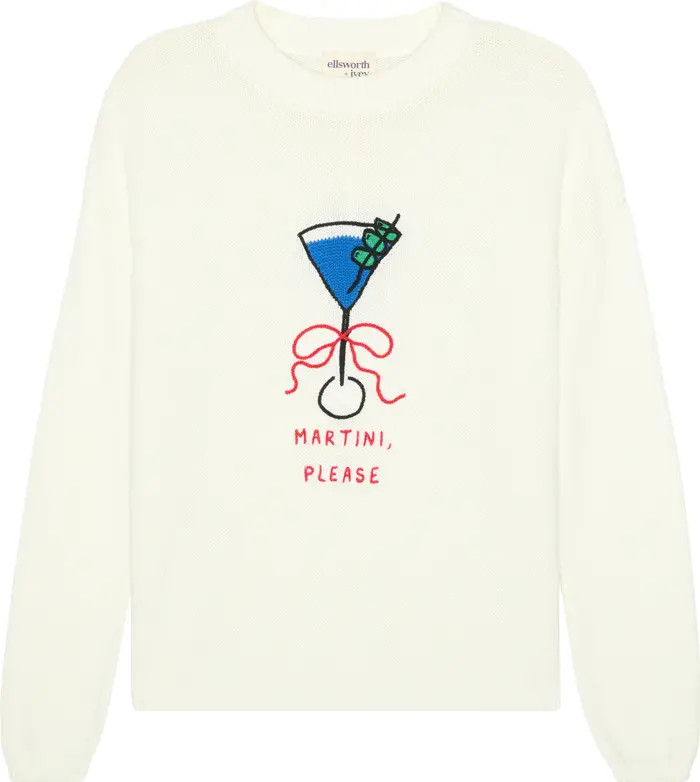 Sadie Crewneck Sweater - Martini Please | Nordstrom