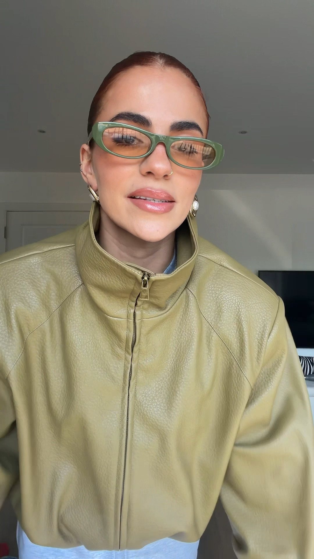 Olive funnel neck jacket is finally back in stock 

#LTKuk #LTKspring