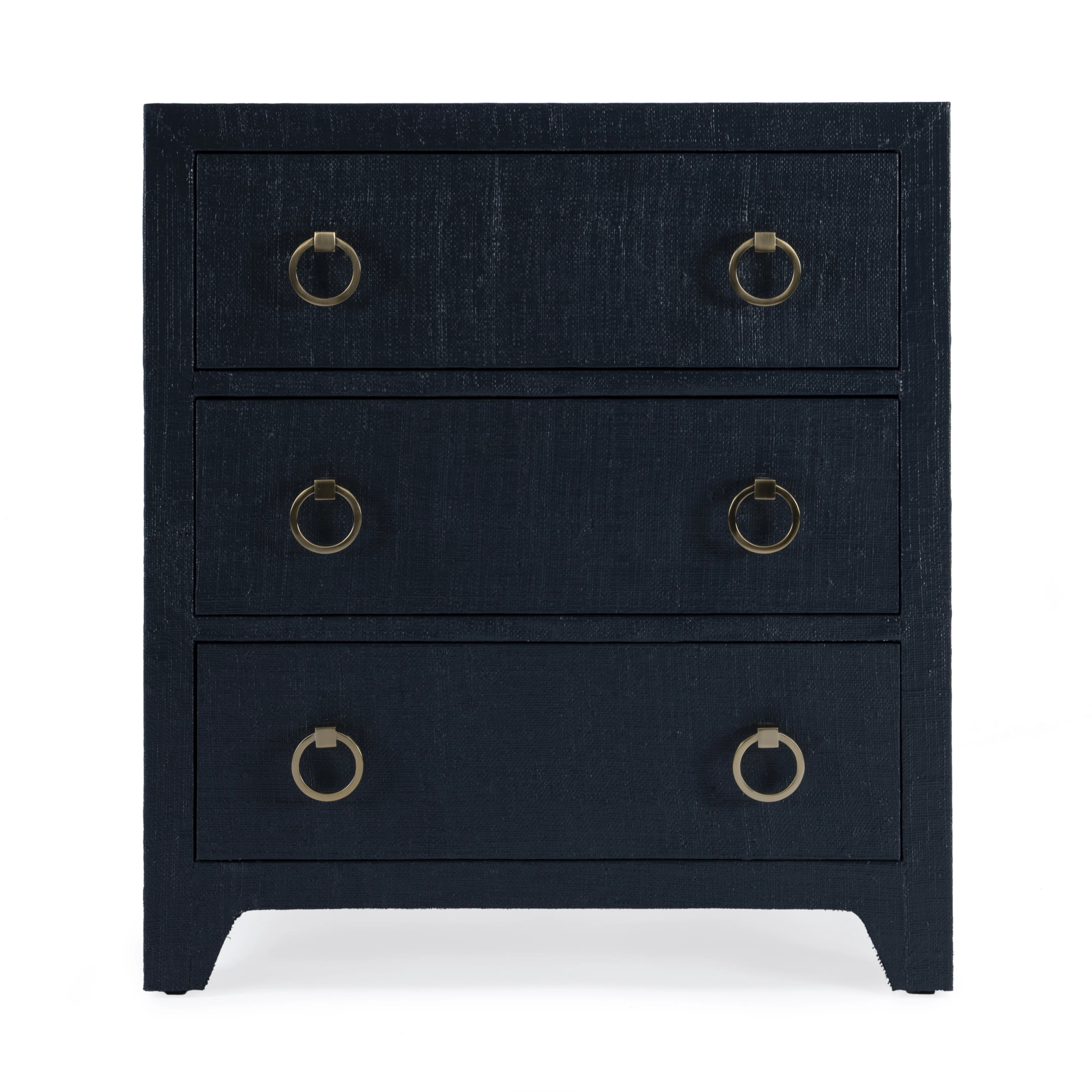 Bar Harbor Raffia 3 Drawer Nightstand | Perigold