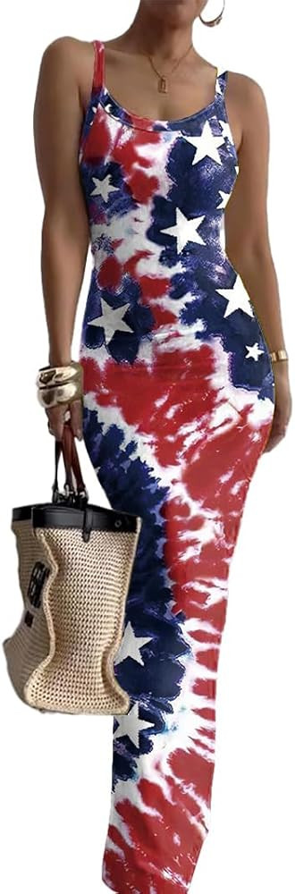 Nimsruc Women Summer Long Dress Casual Slip Sexy Slim Sleeveless Bodycon Maxi Dresses for Women 2... | Amazon (US)