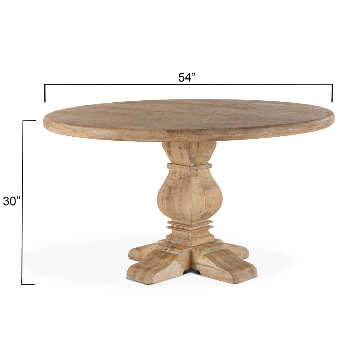 Lyons Round Solid Wood Dining Table | Wayfair North America