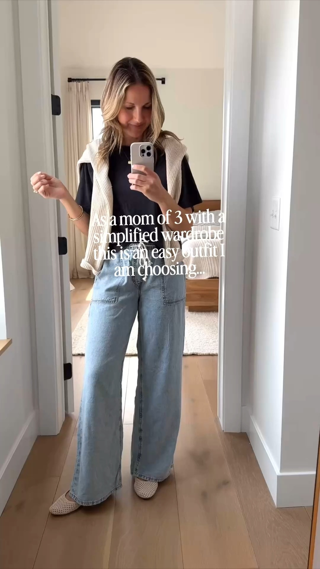 Simplified wardrobe finds- I could wear these soft jeans every single day- they feel like sweatpants! 

#LTKOver40 #LTKSaleAlert #LTKootd