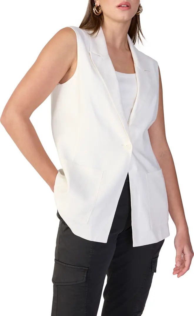 Sanctuary One-Button Blazer Vest | Nordstrom | Nordstrom