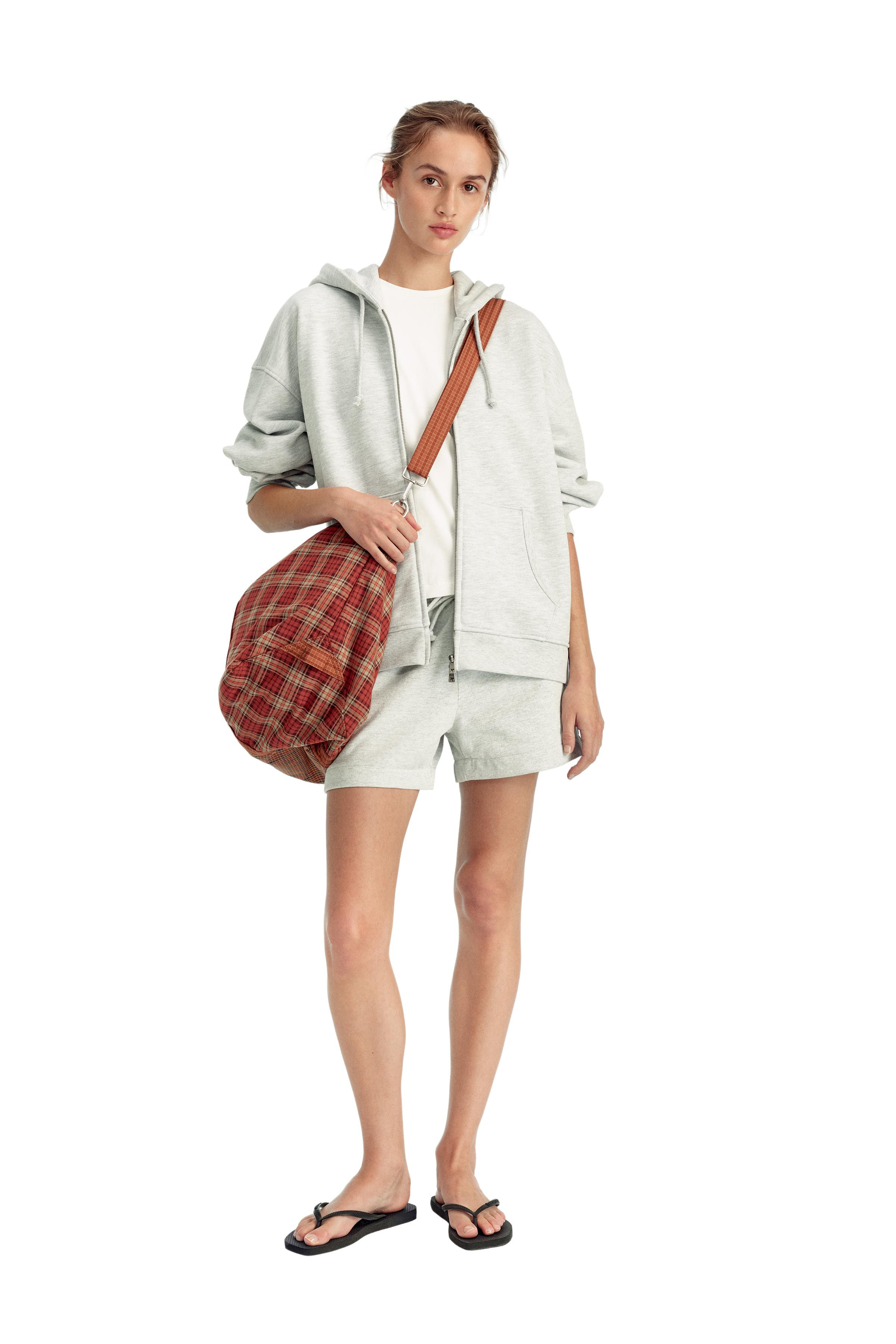 PAPERBAG WAIST COTTON SHORTS | Zara Canada