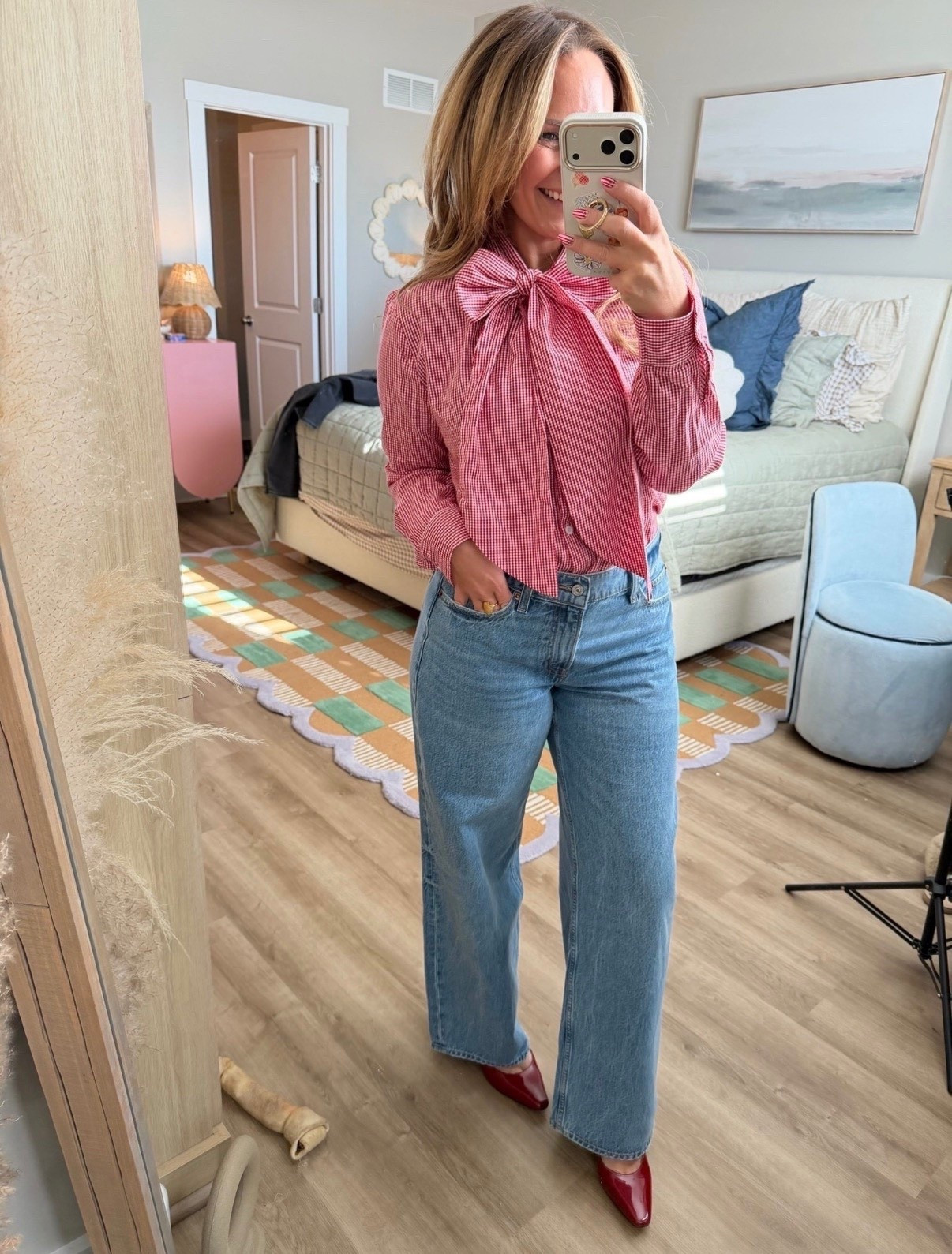 Finally found jeans that fit thighs and a booty without gapping at the waist.
Flattering, stretchy, and true to size—these are a staple.

women’s denim, jeans, trendy outfit, festive holiday outfit, petite friendly, women’s fashion, chic stylee

#LTKSeasonal #LTKPetite #LTKootd