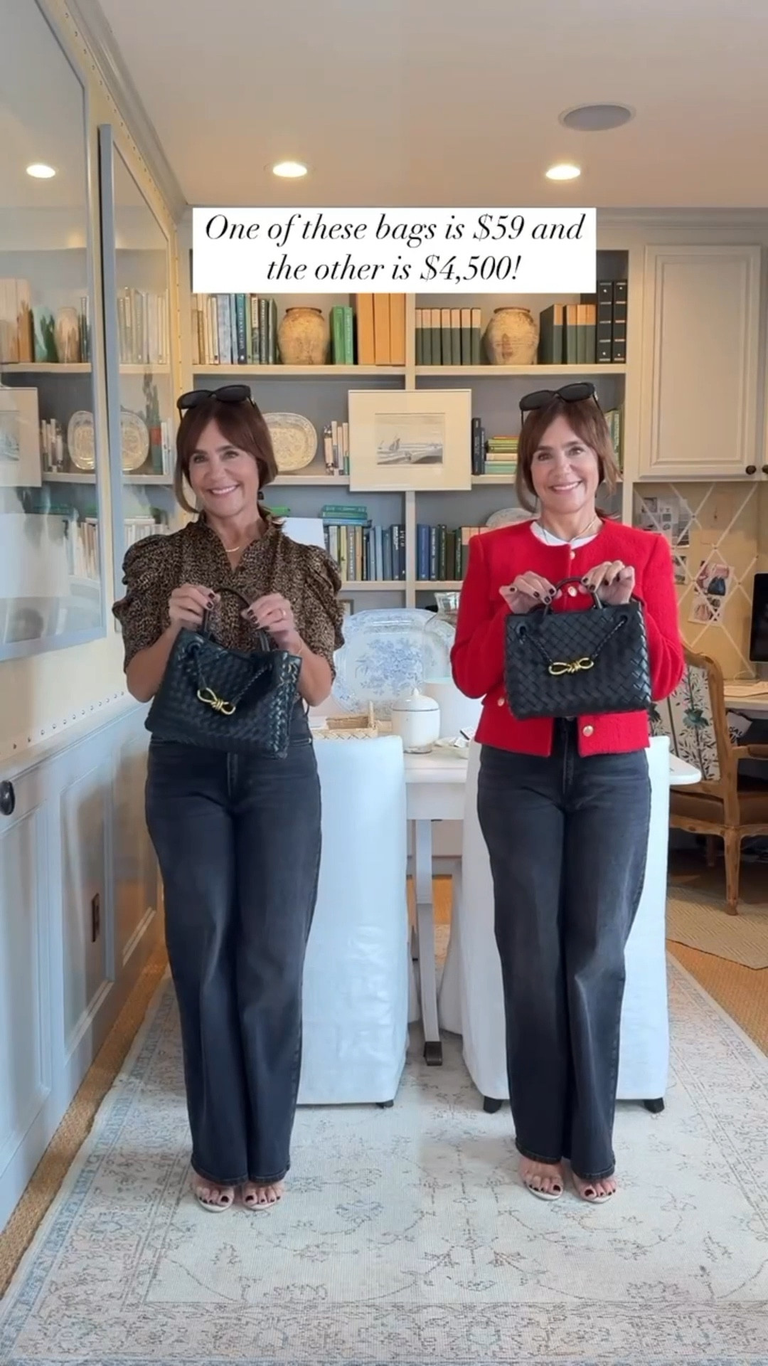 One of these bags is $55 from Amazon and the other is a $4,700 Bottega Veneta bag! Can you guess which is which? ✨

I’m not usually one for a dupe, but I have to say this Amazon one inspired by the Bottega Veneta Andiamo is really good 🥳

#LTKHoliday #LTKFindsUnder100 #LTKOver40