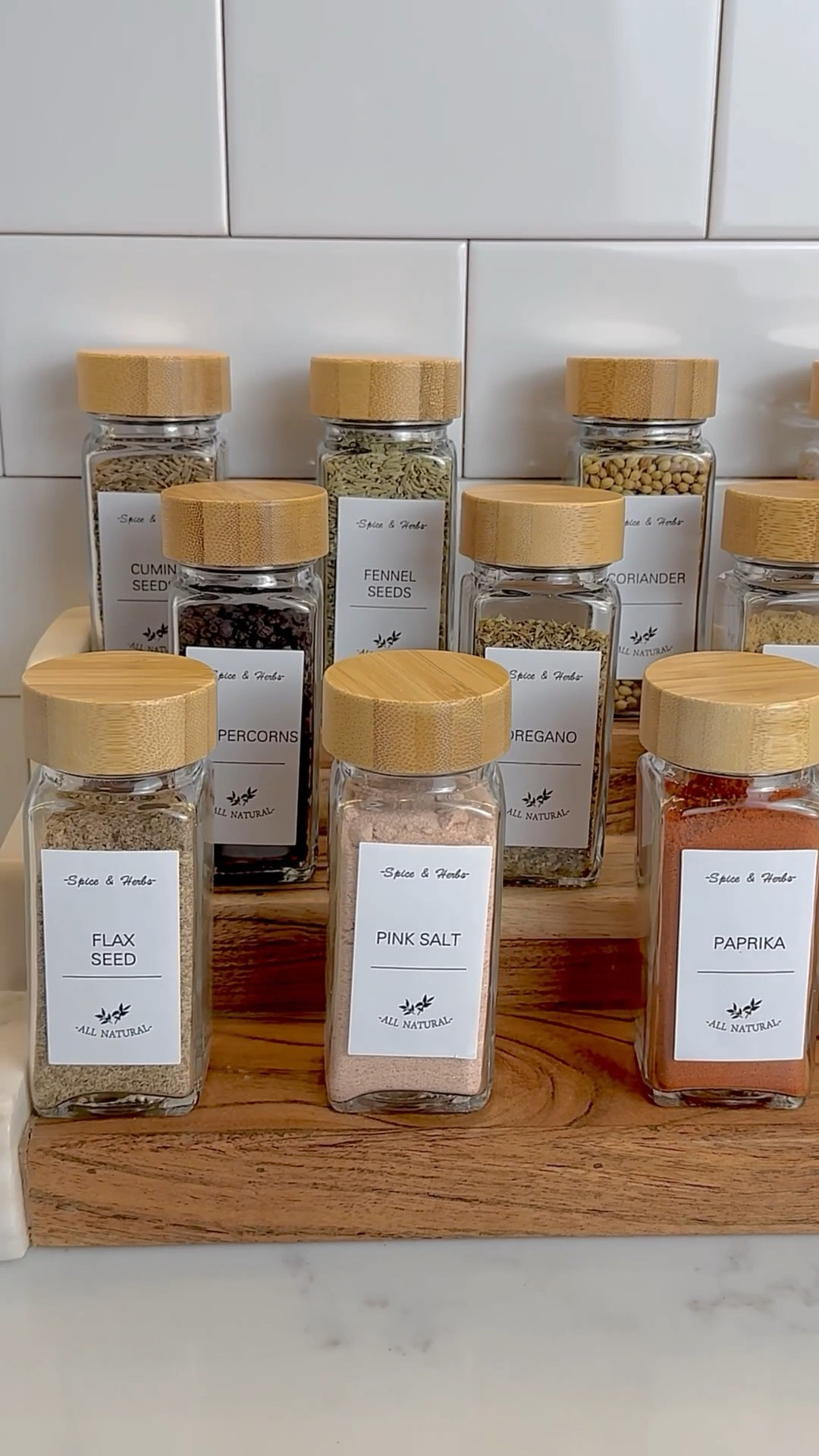 These spice jars turned out even better than I expected 🤍
The glass feels thick and good quality, the shaker tops are really practical while cooking, and the labels are such a nice extra touch.

#LTKHome #LTKfoodie #LTKSeasonal