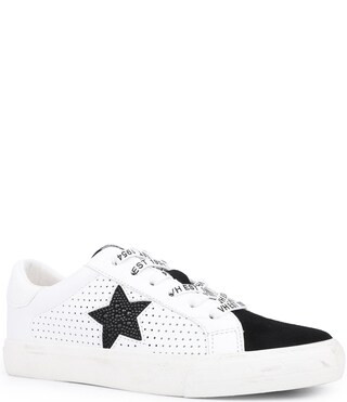 Vintage Havana Grande Rhinestone Star Perforated Sneakers | Dillard's | Dillard's