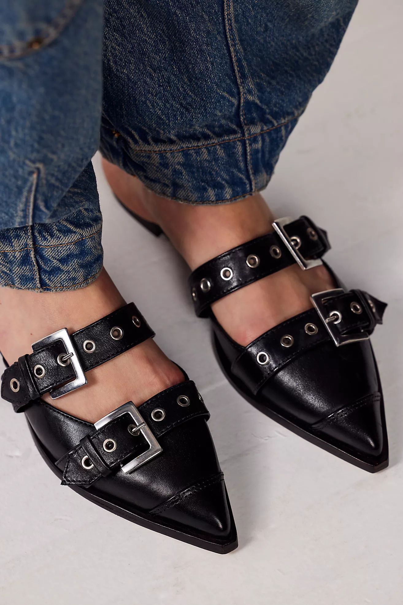 Penny Buckle Mules | Free People (Global - UK&FR Excluded)