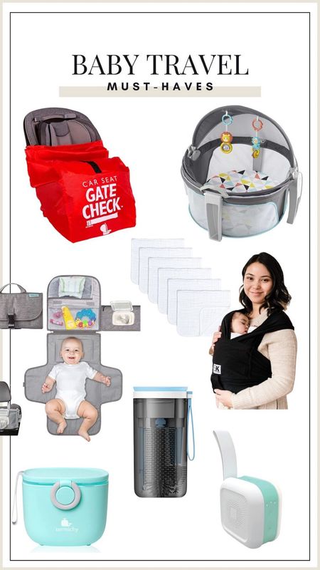 Amazon baby travel must haves - baby airplane ride - baby gifts - travel bassinet - baby wrap carrier - formula travel hacks - car seat cover - traveling with a baby - amazon Memorial Day weekend travel hacks 


#LTKtravel #LTKbaby #LTKkids