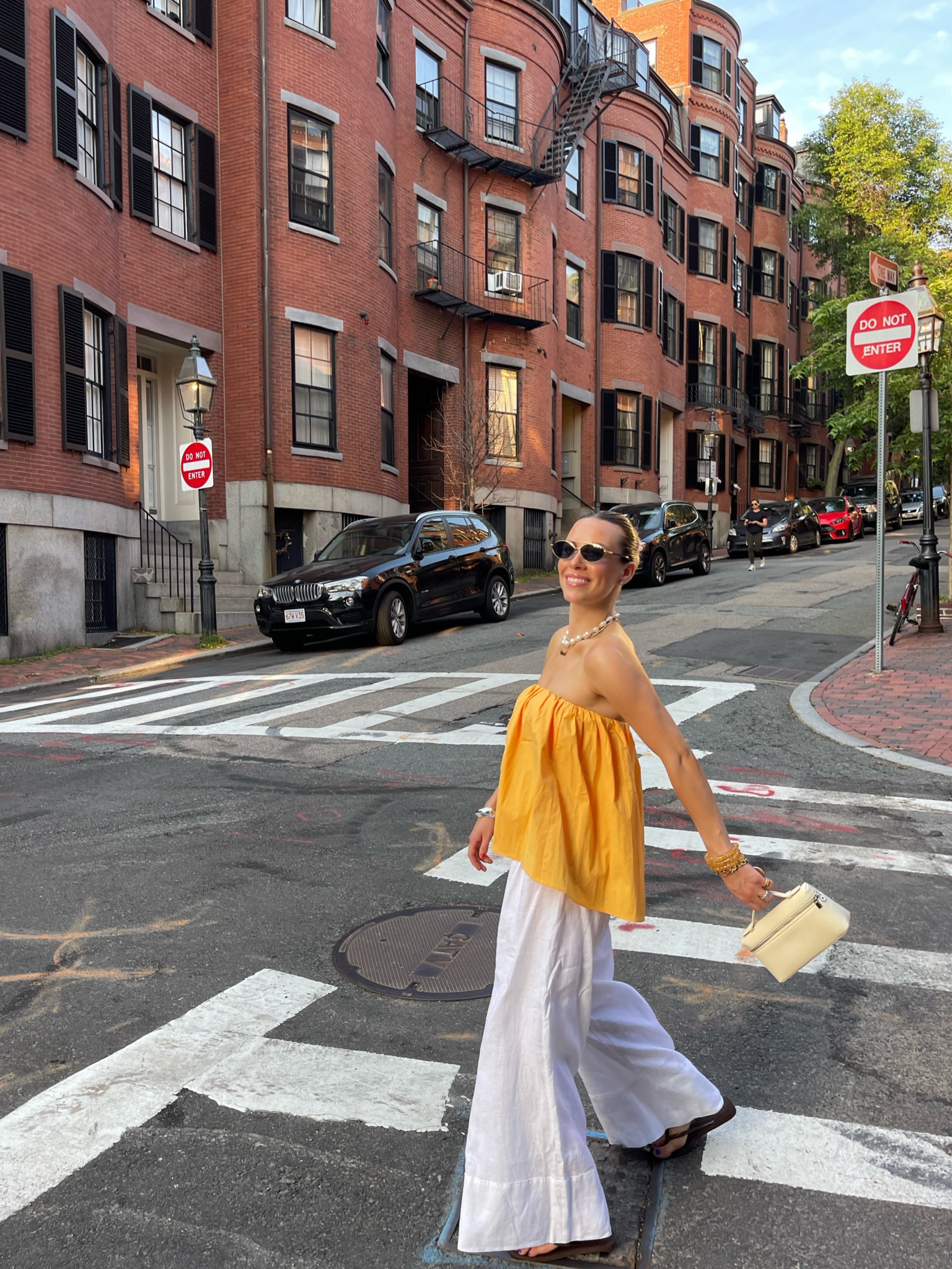 Summer nights in Boston !!😍
Top and Pants are older Zara pieces  

#LTKfindsunder100 #LTKshoecrush #LTKstyletip