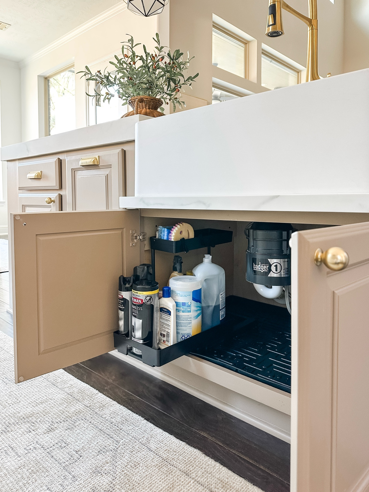 Under the Sink Organization

kitchen finds  kitchen organization  kitchen essentials  sink organizer  neutral kitchen  minimalist kitchen  kitchen rug  cleaning supplies organizer  new year refresh  kitchen refresh

#LTKStyleTip #LTKFindsUnder50 #LTKHome