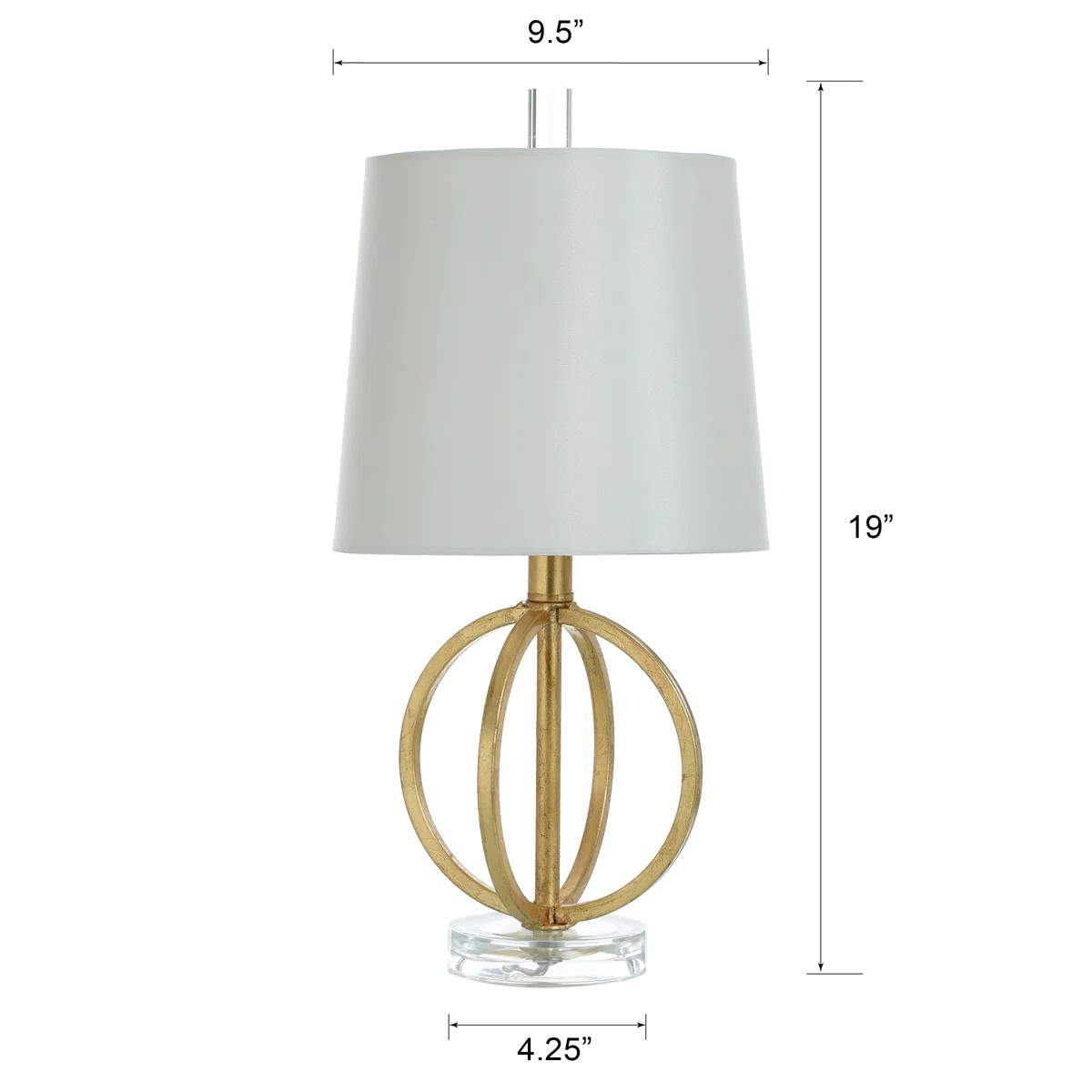 Willa Arlo™ Interiors Sarratt 20'' Antique Gold/Chrome Table Lamp & Reviews | Wayfair | Wayfair North America