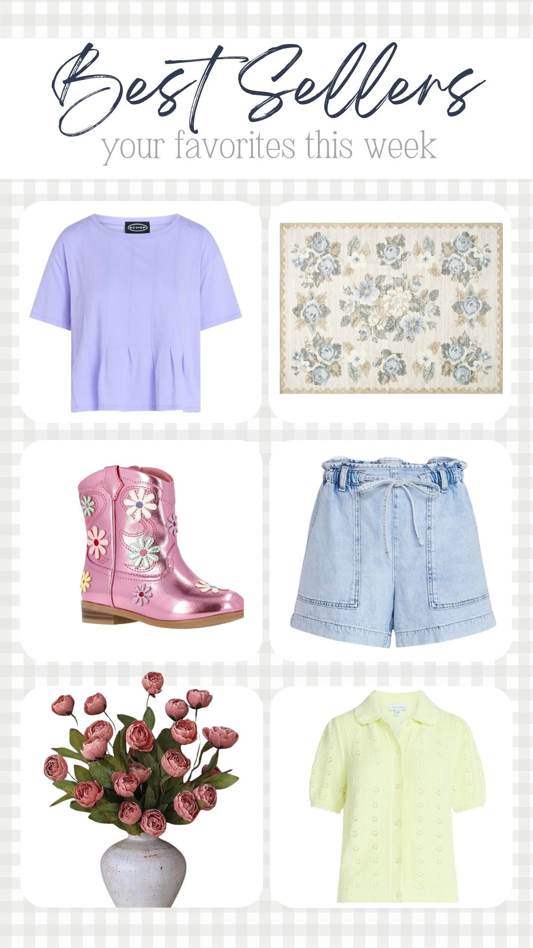 Your favorites this week! 

THEBLOOMINGNEST Walmart Amazon fashion decor toddler spring 

#LTKSeasonal #LTKHome #LTKspringtrends