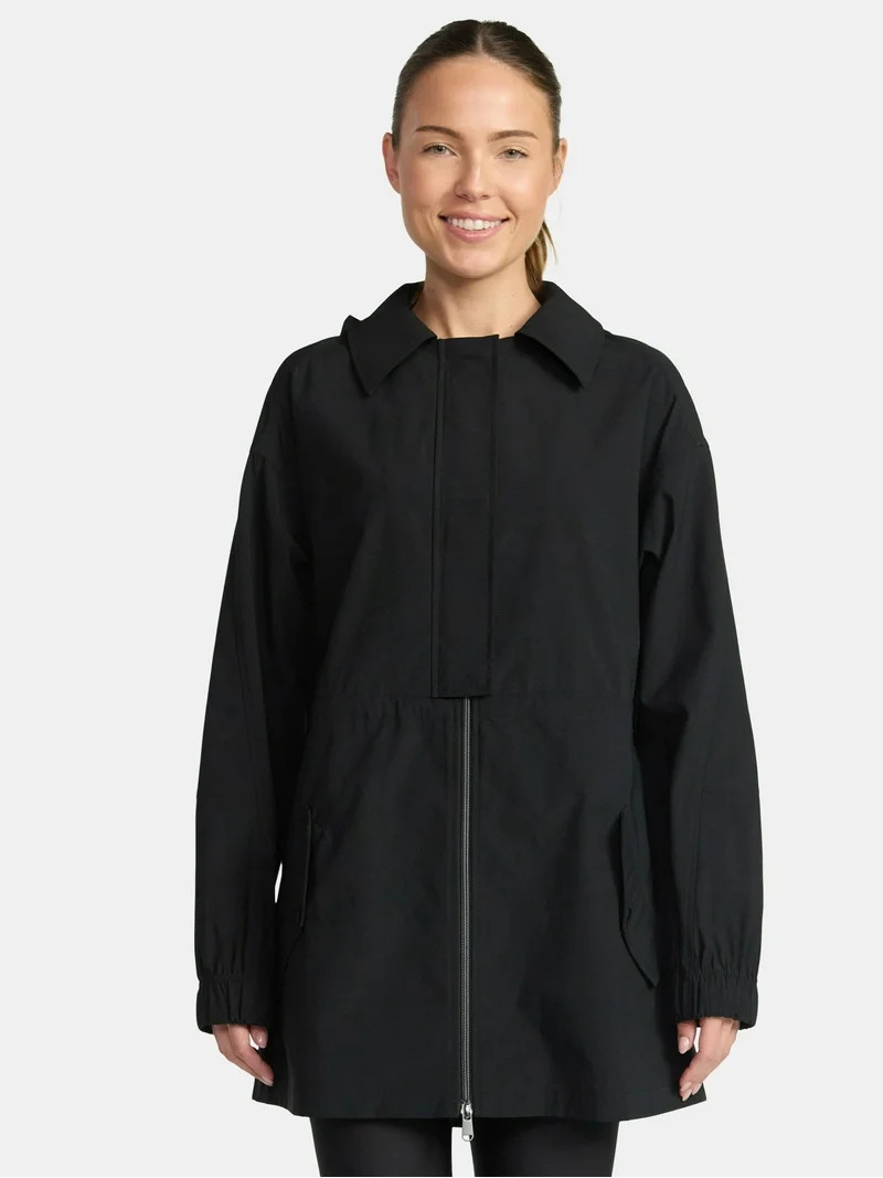 Avia Women's Long Rain Jacket, Sizes XS-XXXL - Walmart.com | Walmart (US)