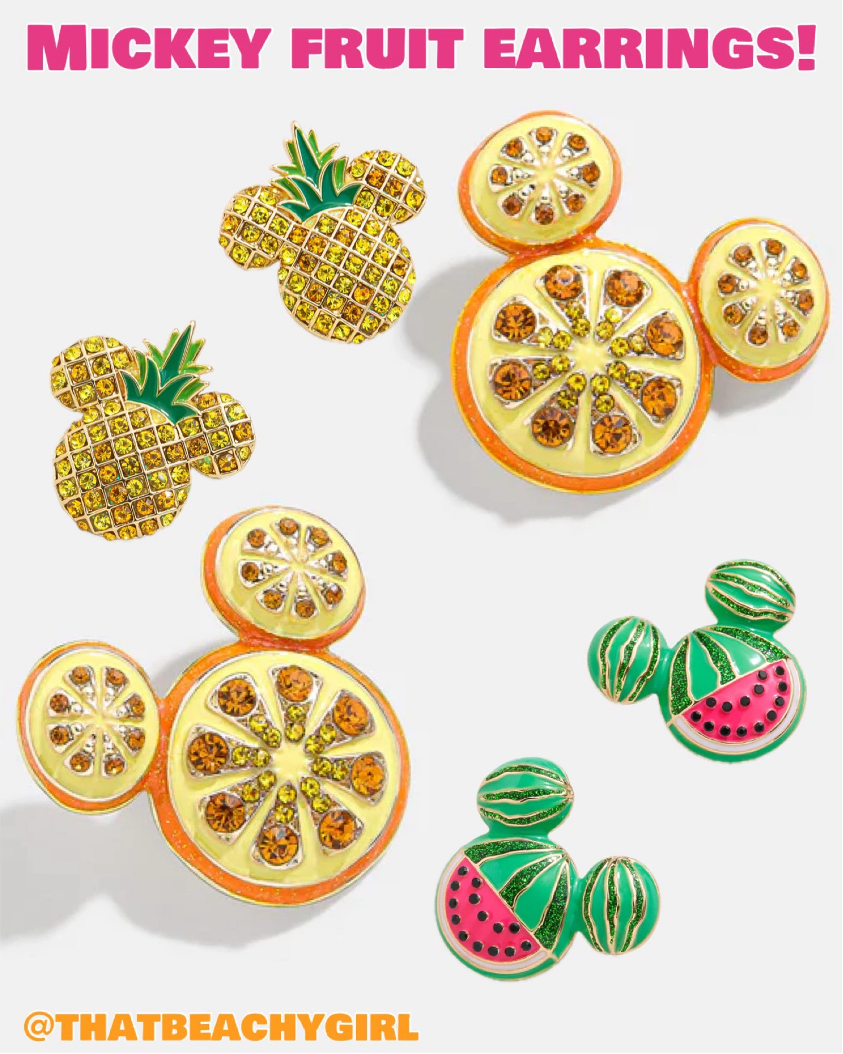 Perfect for your upcoming Disney trip! These statement stud earrings are adorable! 🍍🍊🍉

#LTKFindsUnder50 #LTKTravel #LTKStyleTip