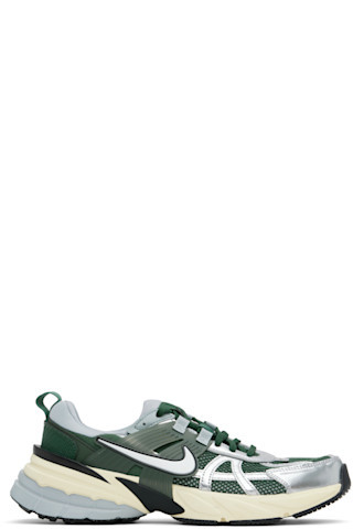 Green & Silver V2K Run Sneakers | SSENSE