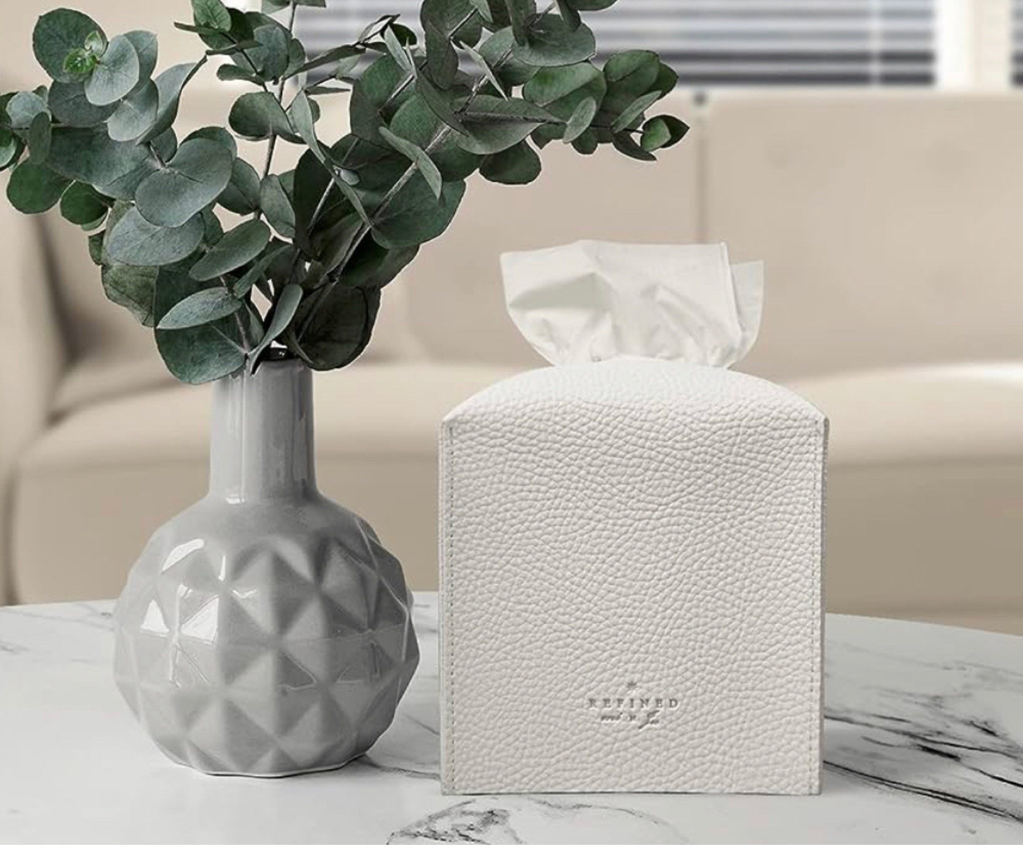 You will find this Tissue Box Cover made with Refined Modern PU Leather Square in every room in my house. Brings such chic aesthetic to the space. 

#LTKxPrime #LTKhome #LTKfindsunder50