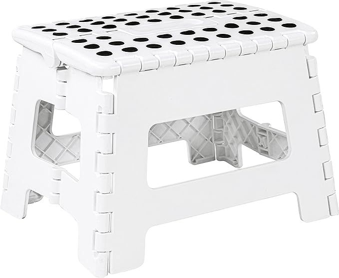Utopia Home Folding Step Stool - (Pack of 1) Foot Stool 11 Inch Wide & 11 Inch Height - Holds Up ... | Amazon (US)