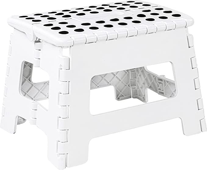 Utopia Home Folding Step Stool - (Pack of 1) Foot Stool with 9 Inch Height - Holds Up to 300 lbs ... | Amazon (US)