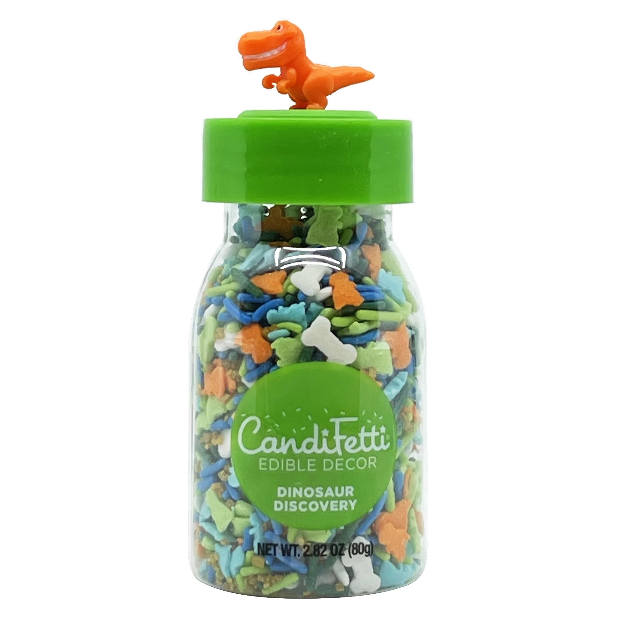 CandiFetti Edible Décor Dinosaur Discovery Sprinkle Mix, 2.82 oz | Walmart (US)