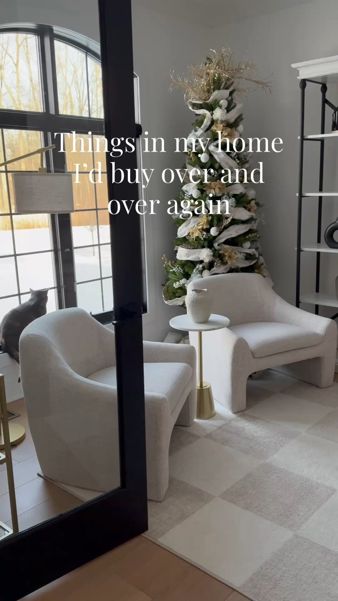 Here are some items in my home I’d buy over and over again including my affordable sectional, swivel chairs, no-shed living room rug, large bookshelf and more. Comment HOME for details. 

#LTKHome #LTKSaleAlert