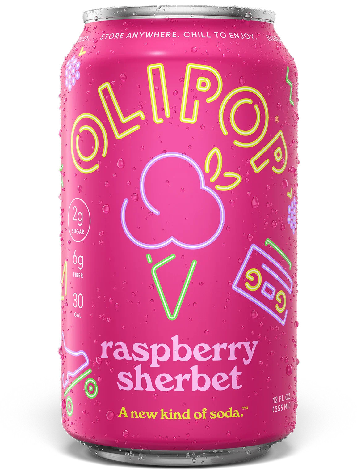 Raspberry Sherbet | OLIPOP
