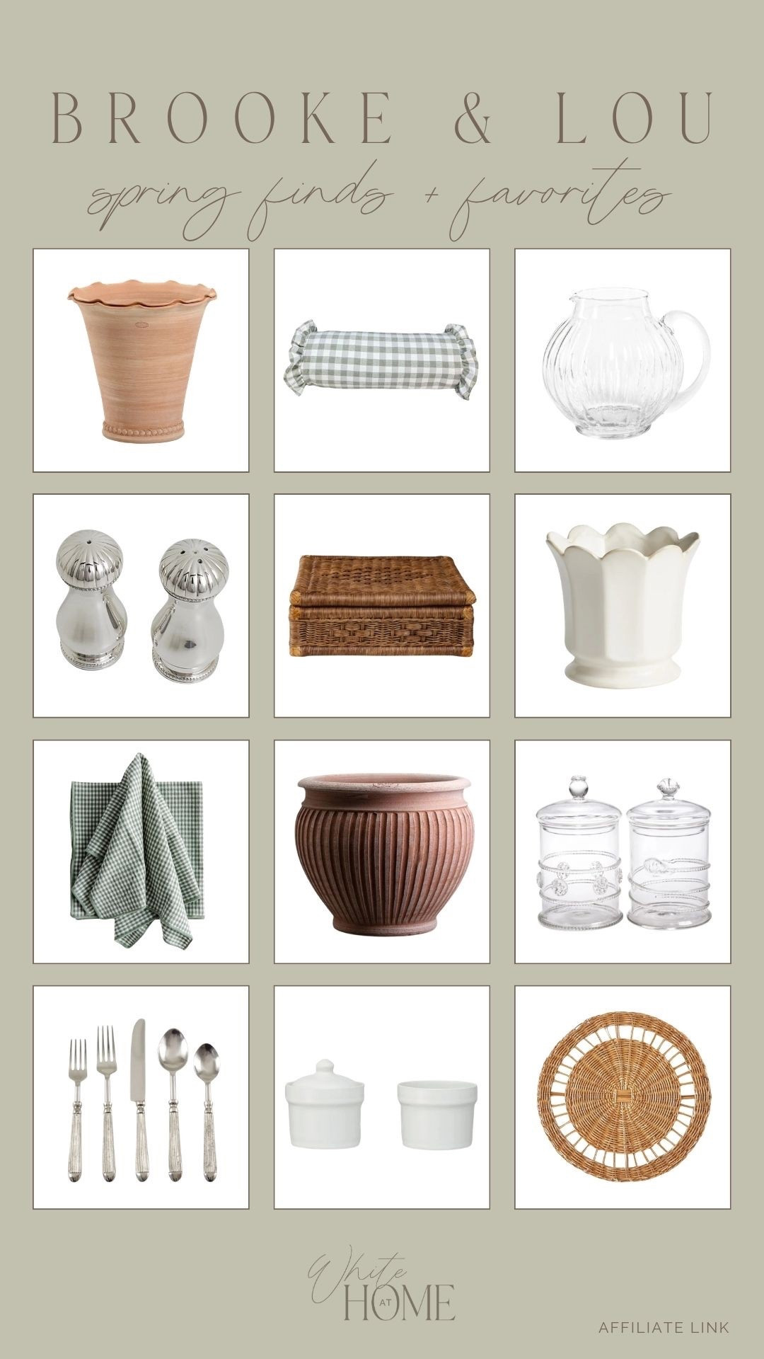 The sweetest finds from Brooke & Lou for the spring season! A mix of kitchen finds, outdoor favorites, vintage inspired picks, and more! 

#LTKHome