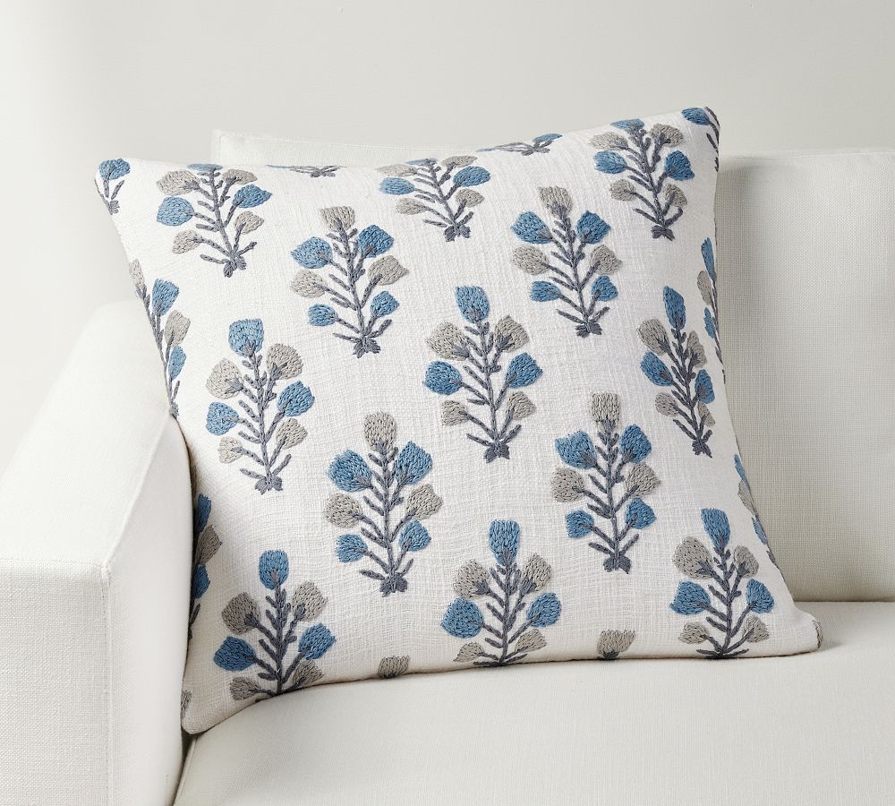 Inyo Embroidered Pillow Cover | Pottery Barn (US)