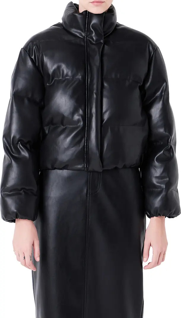 Grey Lab Crop Puffer Jacket | Nordstrom | Nordstrom