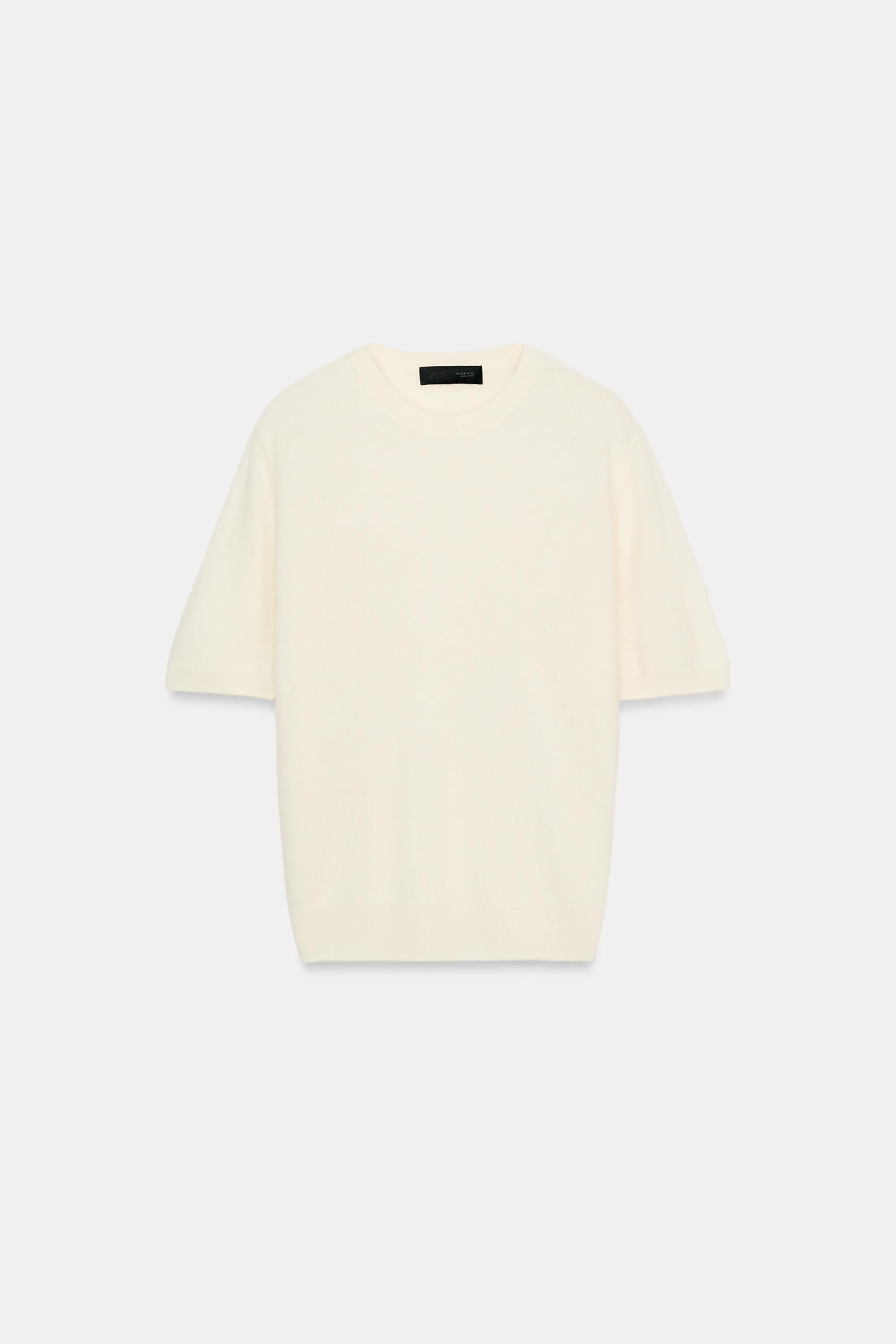 100% WOOL SHORT SLEEVE JUMPER | Zara US