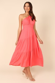 Anthea One Shoulder Dress - Berry | Petal & Pup (US)
