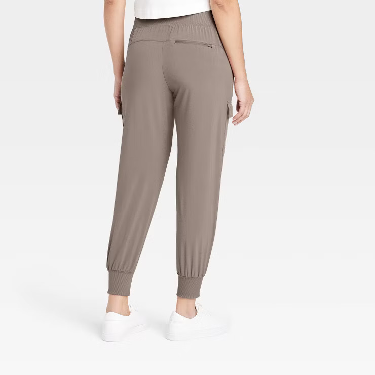 Women's Stretch Woven Tapered Cargo Pants - All in Motion™ | Target