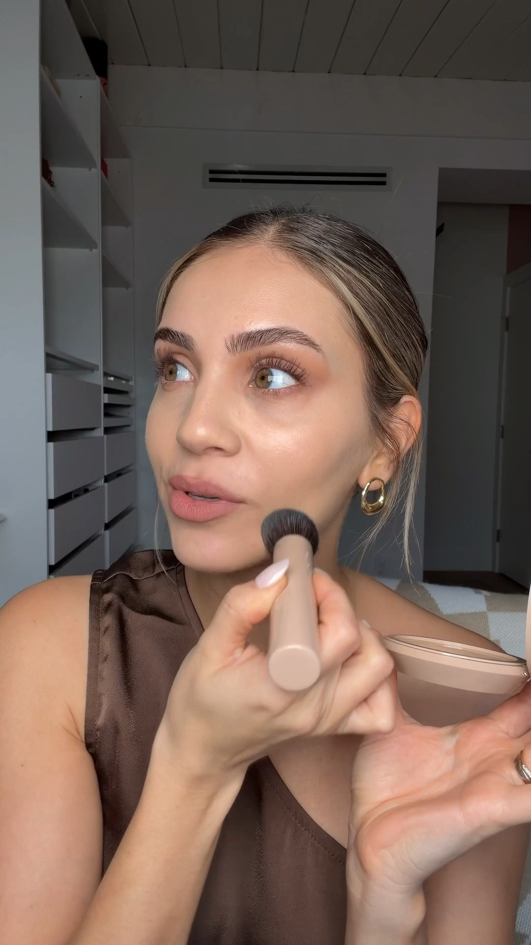 easy peasy foundation that looks like skin, using @originalnomakeupmakeup foundation in shade "light" + brush duo #nomakeupmakeup #foundationreview #makeupthatlookslikeskin #nomakeupmakeuppartner

#LTKBeauty #LTKgrwm #LTKmorningroutine