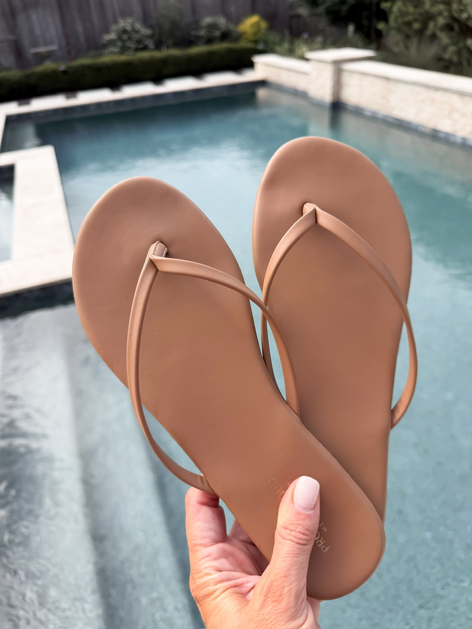 The flip flops that live by my back door all summer. The barely there straps are so flattering, the cushioned footbed is comfortable enough for all day, and this warm brown goes with every swimsuit, sundress and pair of shorts I own.

brown flip flops, summer sandals, pool sandals, beach shoes, neutral sandals, comfortable flip flops, vacation shoes, casual summer style, women’s sandals, pool day essentials, summer outfit, hauteandhumid

#LTKTravel #LTKSeasonal #LTKootd