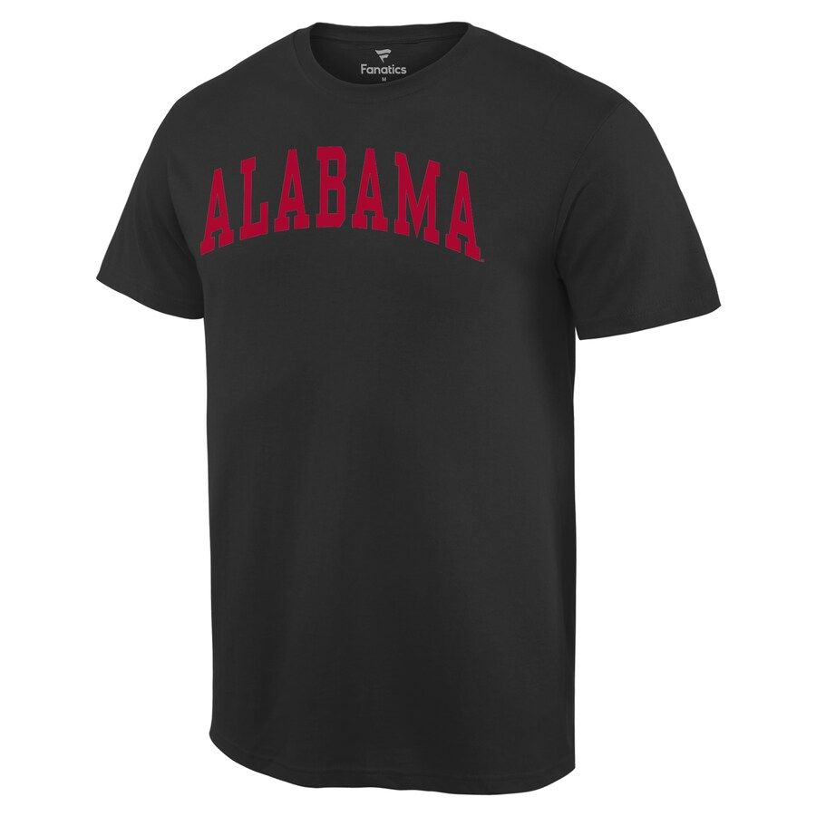 Alabama Crimson Tide Basic Arch T-Shirt - Black | Fanatics