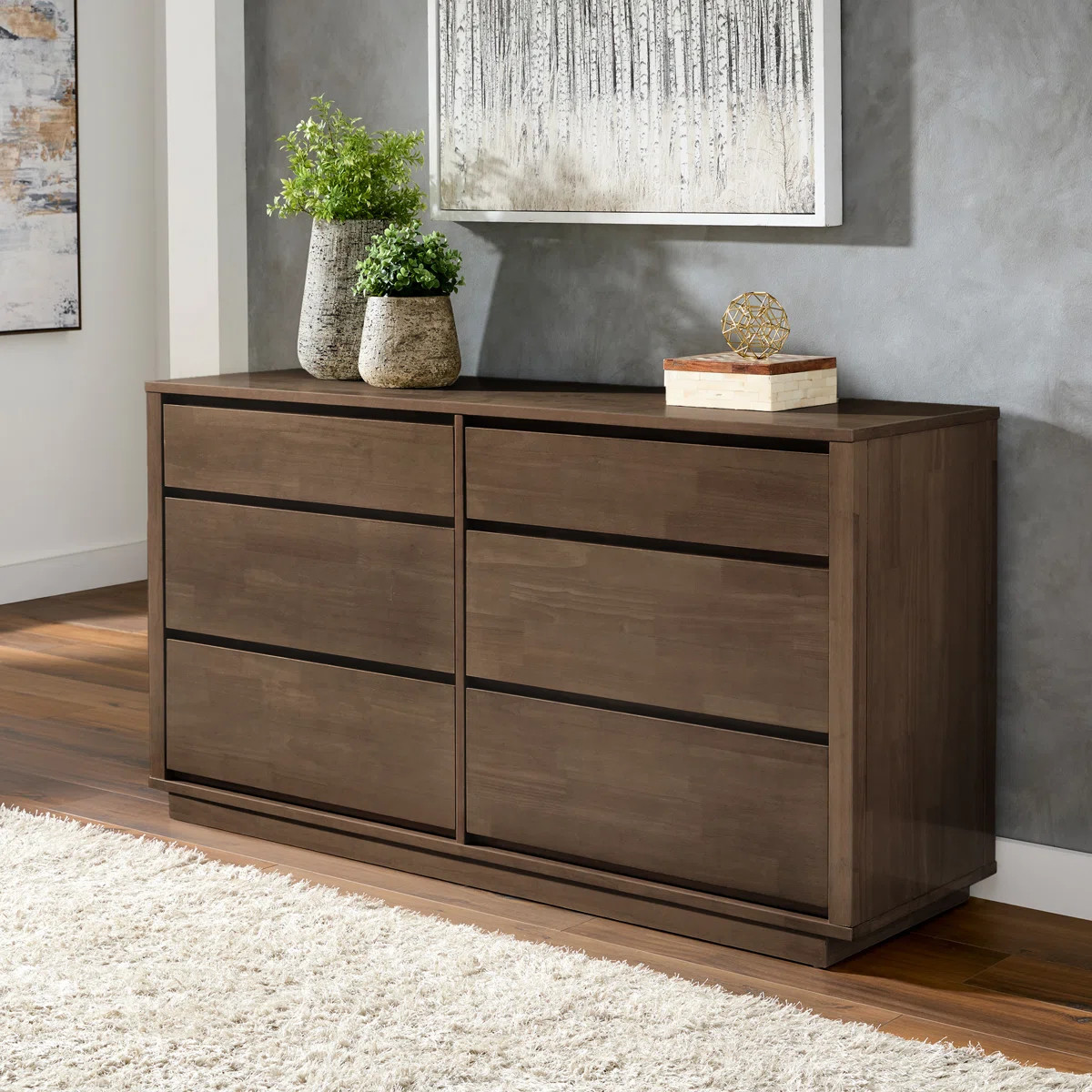 Ismail Danish-Inspired Modern 6-Drawer Dresser | Wayfair North America