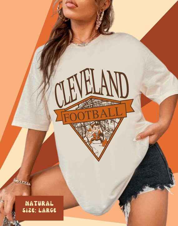 Vintage Browns Map - Retro Style Cleveland Browns T-Shirt- Retro Unisex Apparel | Etsy (US)