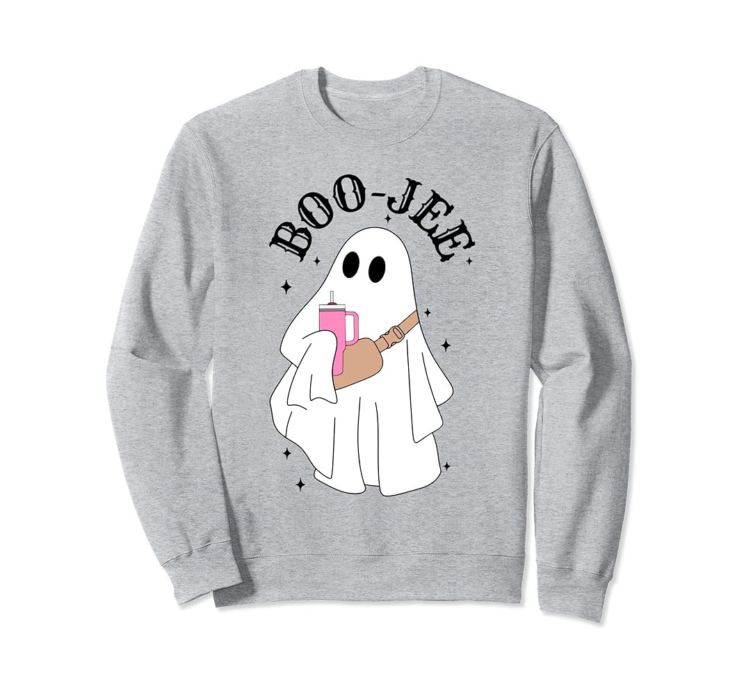 Cute Ghost Halloween Costume Boujee Boo-Jee Spooky Season Sweatshirt | Amazon (US)