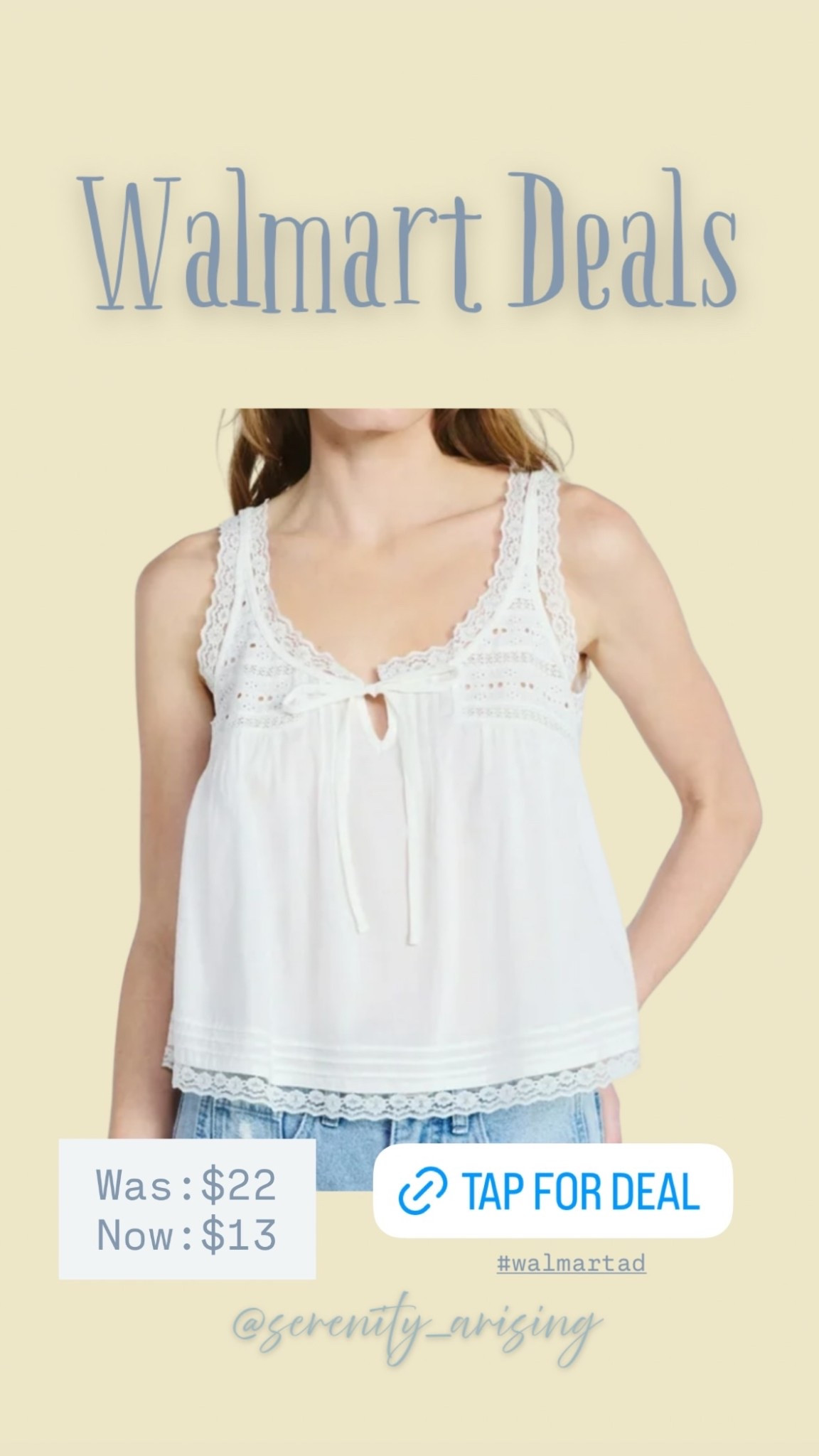 Such a cute top and a great look for less 👌🏼 Was:$22  Now:$13 #walmart #walmartad #walmartcreator #walmartfinds #walmartclearance

#LTKSeasonal #LTKSaleAlert #LTKFestival