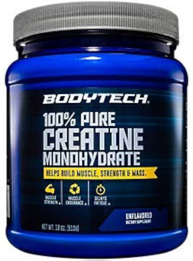 BODYTECH 100% Pure Creatine Monohydrate Powder (18 oz) | Amazon (US)