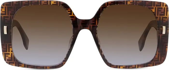 The Fendi First 53mm Square Sunglasses | Nordstrom