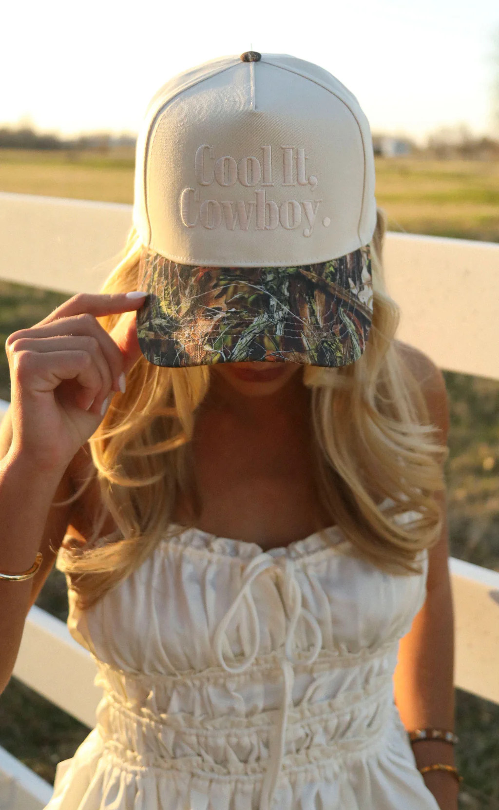 charlie southern: cool it cowboy trucker - camo | RIFFRAFF